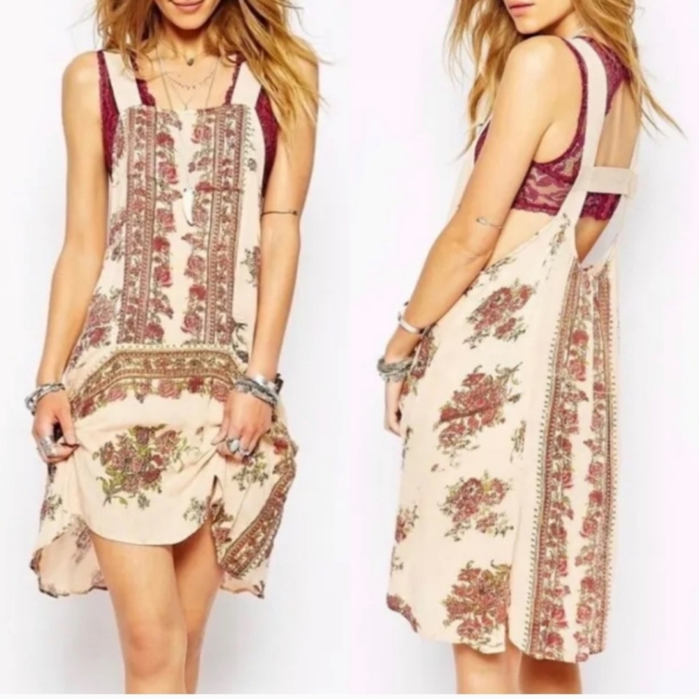 Free People Paradise Song oversized jumper-style minidress S